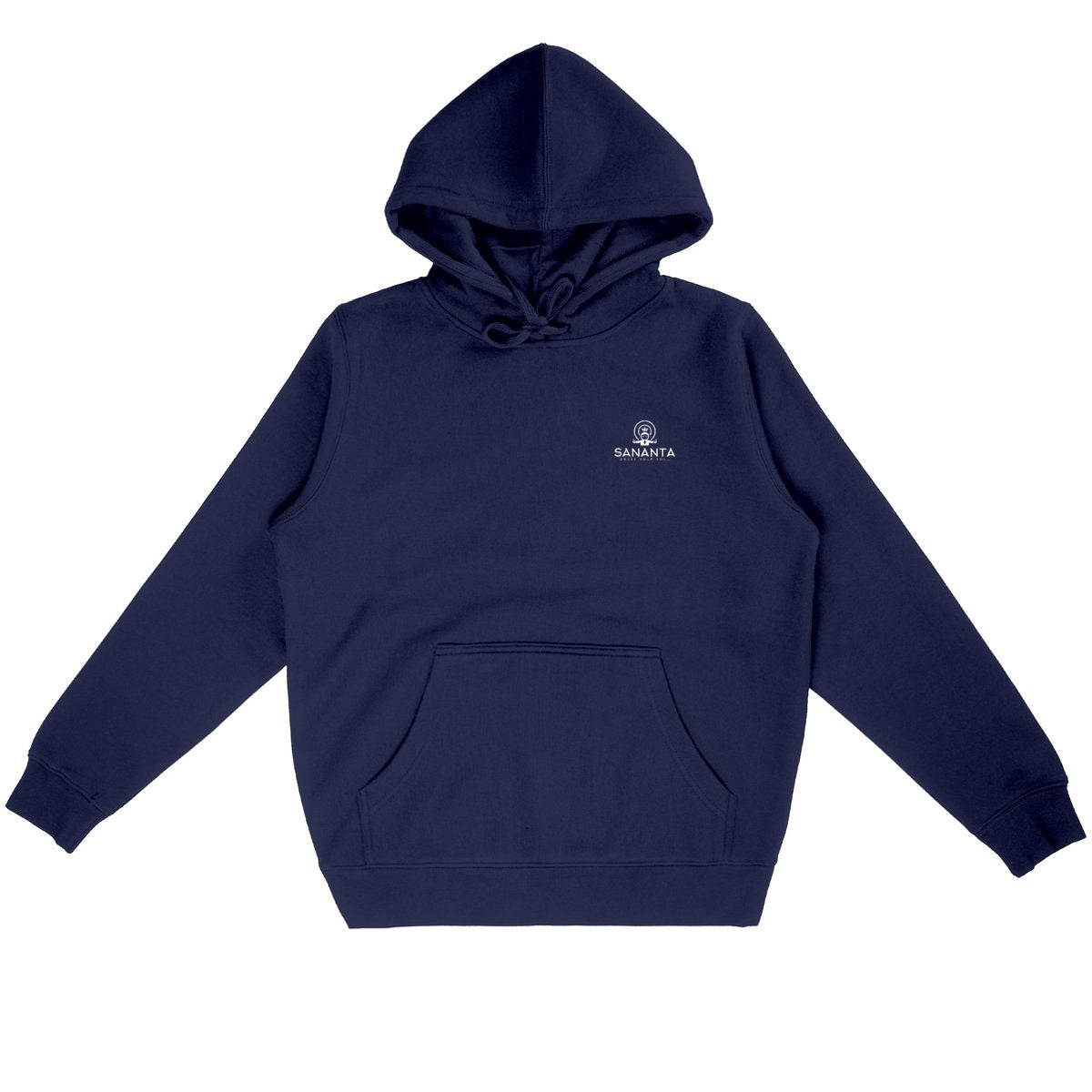 sweat à capuche bleu marine protection énergétique ancrage yantra durga