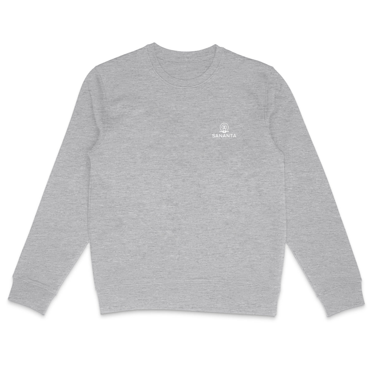 sweattshirt gris protection énergétique ancrage équilibre sri yantra symbole indien vibratoire géométrie sacrée