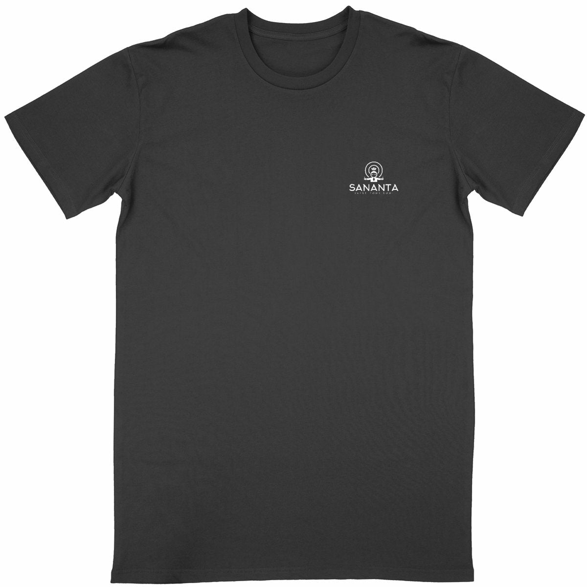tshirt homme noir protection énergétique ancrage équilibre sri yantra symbole indien vibratoire géométrie sacrée