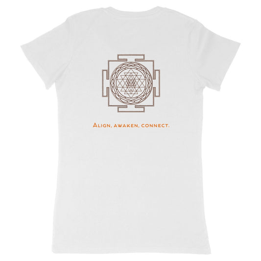 T-shirt Femme blanc - SRI YANTRA