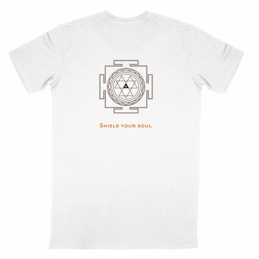 T-shirt Hommes blanc - YANTRA DURGA