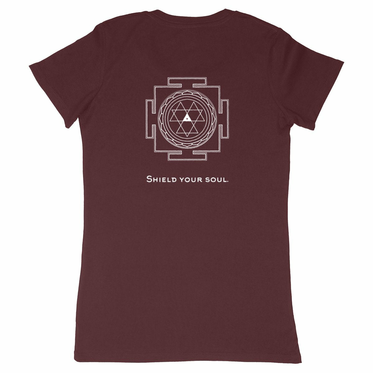 T-shirt Femmes bordeaux - YANTRA DURGA